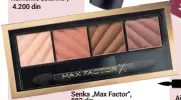  ??  ?? Senka „Max Factor“, 883 din