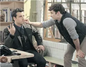  ?? SUPPLIED: CITYTV FILES ?? David Krumholtz, left, and Michael Urie star in the new CBS show Partners.