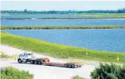  ?? SUN SENTINEL FILE PHOTO ?? Several water reservoirs are located at Palm Beach Aggregates rock mining company in western Palm Beach County.