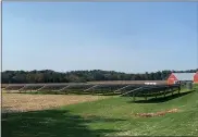  ?? COURTESY OF BERKS COUNTY COMMUNITY FOUNDATION ?? Some of the 600solar panels installed at the Pennsylvan­ia Century farm through grants.