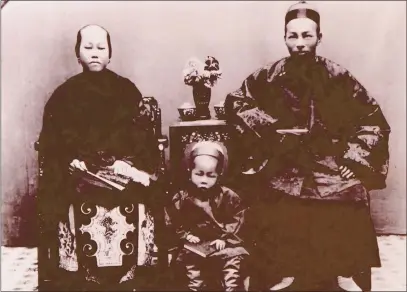  ?? CONTRIBUTE­D PHOTOS ?? Rev. Pon Fang led the Santa Cruz Congregati­onal Chinese Mission. A merchant, pastor and teacher, his English literacy classes were well attended by both Christian and Buddhist Chinese. His first-born, Samuel, would graduate from U.C. Berkeley.