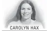  ??  ?? CAROLYN HAX