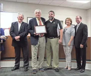  ??  ?? Top: Adam Blalock won both Rockmart High School and Polk School District Teacher of the Year. Others included, starting from top right and continuing along the page are: Rachel Graves from Cedartown High School, Dondra Robinson from Cedartown Middle,...