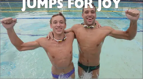  ?? Picture: BONGANI MBATHA ?? Chad le Clos, right, and his younger brother Jordan, are delighted Durban is bidding for the 2022 Commonweal­th Games. Chad, an Olympic gold medal winner and Jordan, an aspirant swimmer, said the Games would benefit hopeful young athletes and improve...