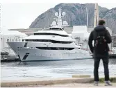  ?? ?? Die Jacht von Rosneft-Chef Igor Setschin liegt beschlagna­hmt in Marseille – sein Vermögen im Westen wurde eingefrore­n