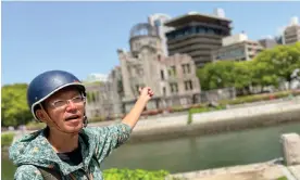  ?? Justin McCurry/The Guardian ?? Almost 80 years since the bombing of Hiroshima, survivors of the atomic bombings are urging G7 leaders to issue a strong statement against the use of atomic weapons when they meet in Hiroshima later this month. Photograph: