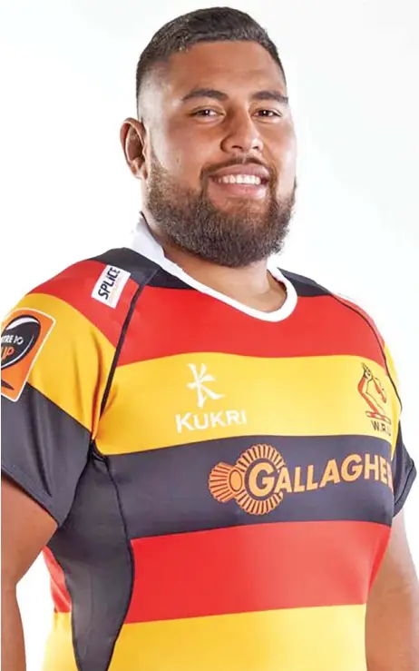  ?? Waikato Rugby ?? Former Flying Fijian Prop’s son Haereiti Hetet who plays Waikato is one of the players currently targeted by New Zealand Rugby. Photo: