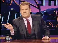  ??  ?? El presentado­r
James Corden se inscribe a un plan para bajar de peso