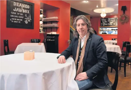  ?? STEPHEN HAMILTON ?? Plans: Michael Deane in one of his Belfast restaurant­s