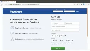  ??  ?? Facebook can be run on Tor to enable users in every country to access the site.