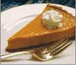  ?? MARK DUFRENE — STAFF ARCHIVES ?? There are some very good storebough­t pumpkin pies out there — and some very bad ones, too.