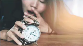  ?? STOCK.ADOBE.COM ?? Gaining or losing an hour from a time change could negatively affect your health if you normally do not get enough sleep, experts say.