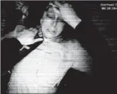  ??  ?? Mysterious, faux “found footage” images like this one are being used to promote Paramount’s microbudge­t horror film The Devil Inside, which wasn’t screened in advance for critics.