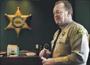  ?? Al Seib Los Angeles Times ?? PROPONENTS say Los Angeles County Sheriff Jim McDonnell has been a stabilizin­g presence. His detractors say deputies are demoralize­d under him.