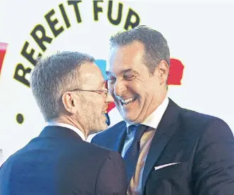  ?? / ?? Wegen der Causa Silberstei­n samt ihren rot-schwarzen Subaffären wirkt die FPÖ wie eine gesittete Partei: Parteichef Heinz-Christian Strache gibt den Staatsmann, General Kickl verzichtet auf grausliche Reime.