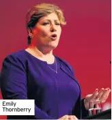  ??  ?? Emily Thornberry