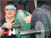  ?? JOE GIBBONS/THE TELEGRAM ?? Ruby Koritarov of St. John’s trains regularly in powerlifti­ng. Her goal is to compete in the 2020 world championsh­ip in St. John’s.