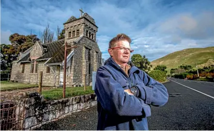  ?? PHOTO: RICKY WILSON/FAIRFAX NZ ?? Leicester Murray Leicester Murray says the historic St Oswalds church is worth saving, and is asking the public for help.