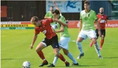  ?? Foto: Peter Kleist ?? Gegen den SC Altenmünst­er gewann Stätzling. Nun will das Team gegen den TSV Nördlingen II an diese Leistung anknüpfen.