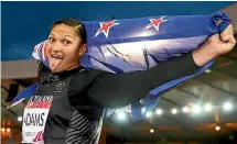  ?? GETTY IMAGES ?? Dame Valerie Adams wants people to laugh and cry as she shares her life story with them.