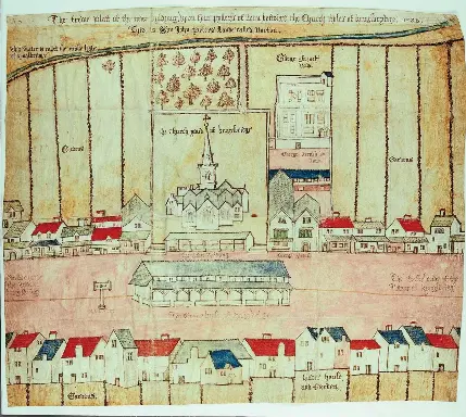 Local history coup as rare 1586 map records rich tapestry of life in ...