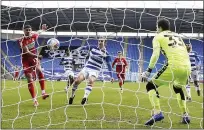  ??  ?? ASH BANG WALLOP: Ashley Fletcher nets for Boro