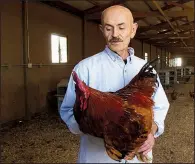  ??  ?? Poultry farmer Frank Reese appears in Eating Animals.