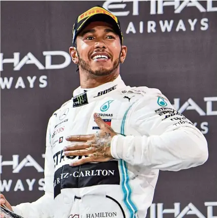  ??  ?? Hamilton: ‘I didn’t feel like I’ve ever left the water, so that’s a positive.’ — AFP