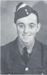  ??  ?? Albert Gunn was just 18 when he joined the RAF as a gunner during the Second World War.