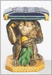  ?? SYNDICATE] [COWLES ?? This Minton monkey seat sold for $13,530 at a recent Boston auction.