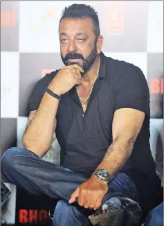  ??  ?? This file photo taken on Aug 10, shows Indian Bollywood actor Sanjay Dutt during the trailer launch of thriller Hindi film ‘Bhoomi’ in Mumbai. — AFP photo