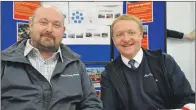  ?? 17_T10 oban jobs fair west coast motors02 ?? Left: Neil Munro, engineer manager and Russell Dods, transport manager, West Coast Motors.