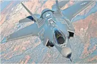  ?? U.S. AIR FORCE ?? The F-35A is the U.S. military’s newest fighter jet.