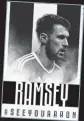  ??  ?? In black and white: Aaron Ramsey