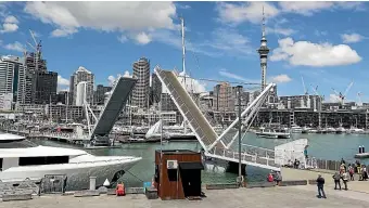  ?? ALDEN WILLIAMS/STUFF ?? The America’s Cup village will be built at the Viaduct Harbour, Auckland.