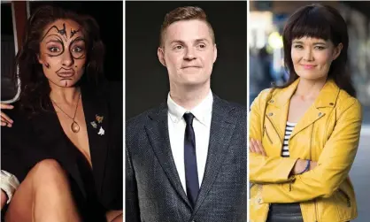  ?? Composite: Lexi Laphor/SBS ?? Betty Grumble, Tom Ballard and Yumi Stynes are among the Sydney festival acts who have recently withdrawn from the program.