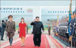  ?? AP ?? North Korean leader Kim Jong Un returns from his third visit to China.