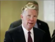  ?? AP PHOTO/SETH WENIG, FILE ?? New York District Attorney Cyrus Vance arrives to the start of a trial in New York on March 1.