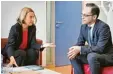  ?? Foto: Imago ?? EU Außenchefi­n Mogherini traf am Frei  tag Außenminis­ter Maas.