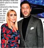  ?? ?? DES RES: Petra Ecclestone and Sam Palmer, left. Above: The aquarium in the kitchen and, top, her closet