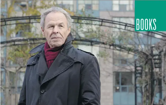  ??  LAURA PEDERSEN/POSTMEDIA NEWS ?? ‘I’ve never really had a problem switching hats, because it’s all a storytelli­ng hat,’ says author and former broadcaste­r Linden MacIntyre.