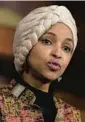  ?? MANUEL BALCE CENETA/AP ?? Democratic Rep. Ilhan Omar has apologized for past comments critical of Israel.