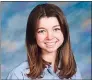  ?? Contribute­d photo ?? Caroline Tucker received a perfect score on the English ACT section. She is one of six students from the Immaculate High School in Danbury to have achieved perfect test scores on the ACT or the SAT college admission exams.