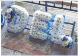  ??  ?? Floral tributes to Del Jones, from Herne Bay, whose body was found at home in January
