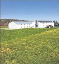  ?? SUBMITTED PHOTO ?? The cannabis production facility will be located at the Noel’s Turkey Farm location in Freshwater. Farm owner Kerry Noel signed a land purchase agreement with Atlantic Island Cannabis on Wednesday.