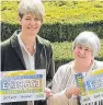  ??  ?? Lady luck hit Courier Country last month when next-door neighbours Sheila Black and Susan Lindsay won £240,000 each in Brechin.