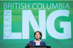  ?? — CP FILES ?? Premier Christy Clark’s dreams of a booming LNG industry in B.C. were effectivel­y dealt a death blow Friday by the Hawaii Public Utilities Commission.