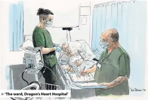  ??  ?? > ‘The ward, Dragon’s Heart Hospital’