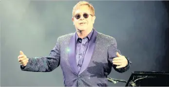  ?? PICTURE: AP ?? Elton John will attend the Internatio­nal Aids Conference in Durban.