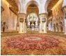  ??  ?? The carpet made for the Sheikh Zayed Grand Mosque weighs 35 tonnes. — Supplied photo